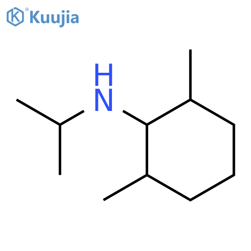 2,6-dimethyl-N-(propan-2-yl)cyclohexan-1-amine structure