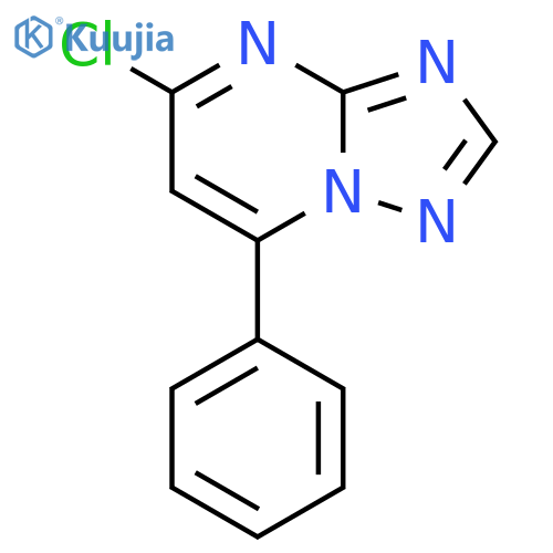5-chloro-7-phenyl-[1,2,4]triazolo[1,5-a]pyrimidine structure