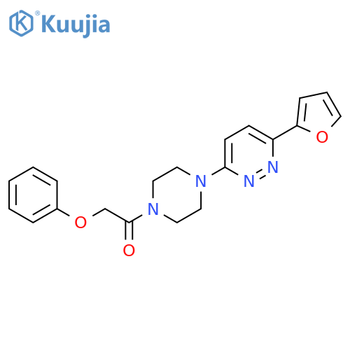 1-{4-6-(furan-2-yl)pyridazin-3-ylpiperazin-1-yl}-2-phenoxyethan-1-one structure