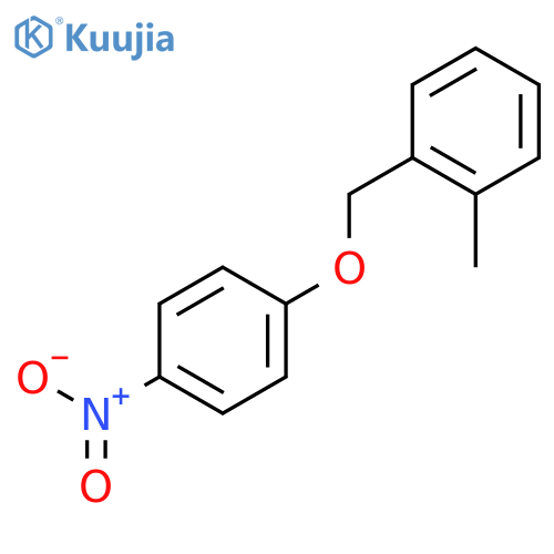 Benzene, 1-methyl-2-[(4-nitrophenoxy)methyl]- structure