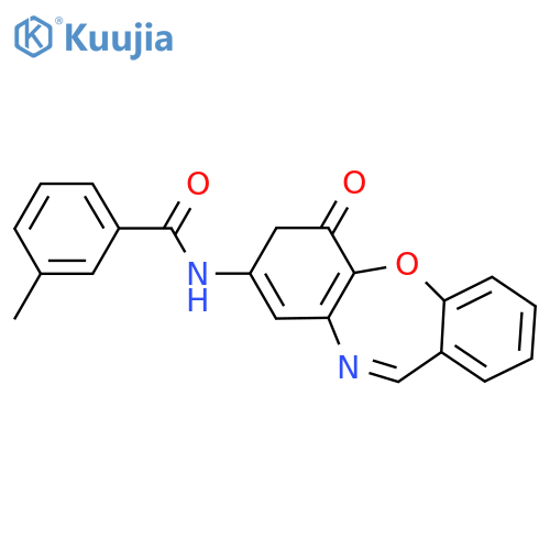 3-methyl-N-(6-oxo-5H-benzo[b][1,4]benzoxazepin-8-yl)benzamide structure