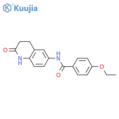 4-ethoxy-N-(2-oxo-1,2,3,4-tetrahydroquinolin-6-yl)benzamide structure