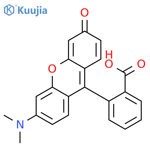 Benzoic acid, 2-[6-(dimethylamino)-3-oxo-3H-xanthen-9-yl]- structure