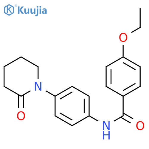 4-ethoxy-N-4-(2-oxopiperidin-1-yl)phenylbenzamide structure