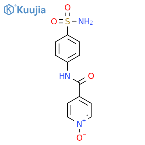 4-(4-sulfamoylphenyl)carbamoylpyridin-1-ium-1-olate structure