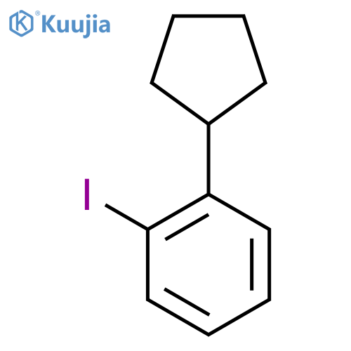 1-Cyclopentyl-2-iodobenzene structure