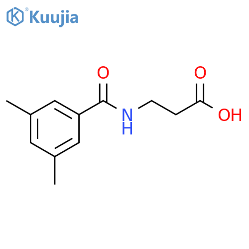 3-(3,5-dimethylphenyl)formamidopropanoic acid structure