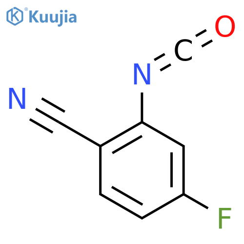 4-Fluoro-2-isocyanatobenzonitrile structure
