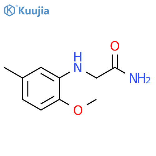 Acetamide, 2-[(2-methoxy-5-methylphenyl)amino]- structure