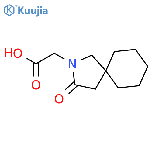 2-Azaspiro[4.5]decane-2-acetic acid, 3-oxo- structure