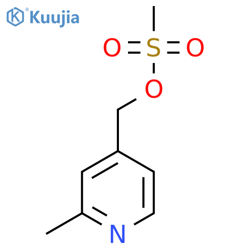 Methanesulfonic acid 2-methyl-pyridin-4-ylmethyl ester structure