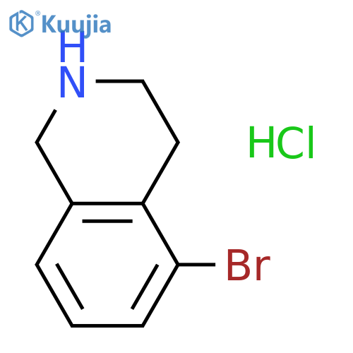 5-Bromo-1,2,3,4-tetrahydroisoquinoline hydrochloride structure