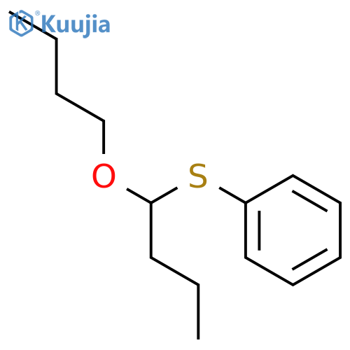 Benzene,[(1-butoxybutyl)thio]- structure