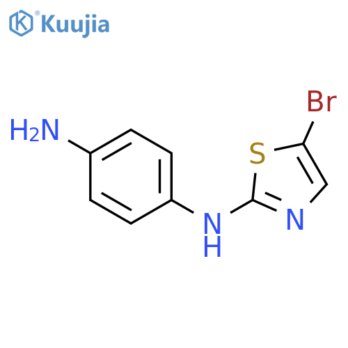 N1-(5-bromo-1,3-thiazol-2-yl)benzene-1,4-diamine structure