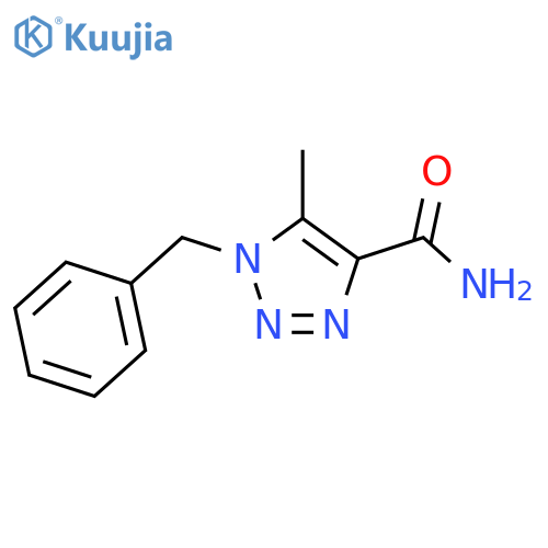 1-Benzyl-5-methyl-1H-1,2,3-triazole-4-carboxamide structure