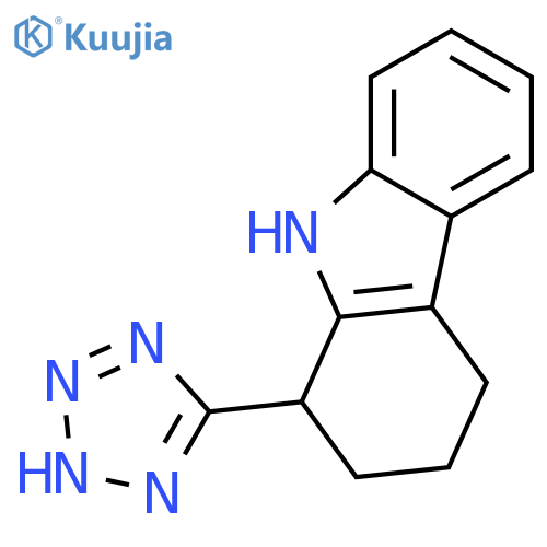 1-(1H-Tetraazol-5-yl)-2,3,4,9-tetrahydro-1H-carbazole structure