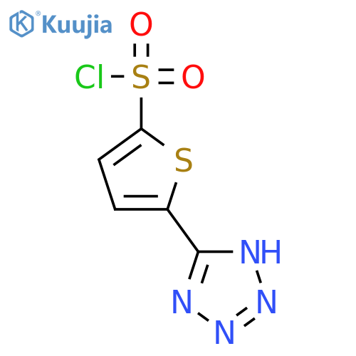 5-(1H-Tetrazol-5-yl)thiophene-2-sulfonyl chloride structure