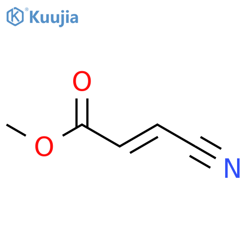 (e)-methyl 3-cyano-2-propenoate structure