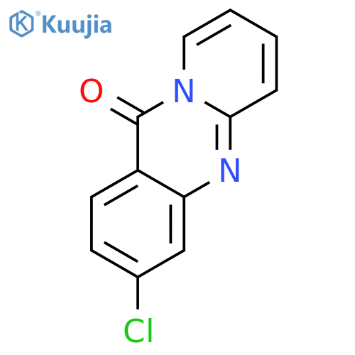 11H-Pyrido[2,1-b]quinazolin-11-one, 3-chloro- structure