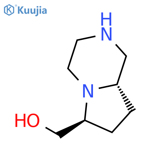 Pyrrolo[1,2-a]pyrazine-6-methanol, octahydro-, (6S,8aS)- structure