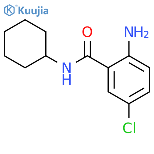 2-amino-5-chloro-N-cyclohexylbenzamide structure