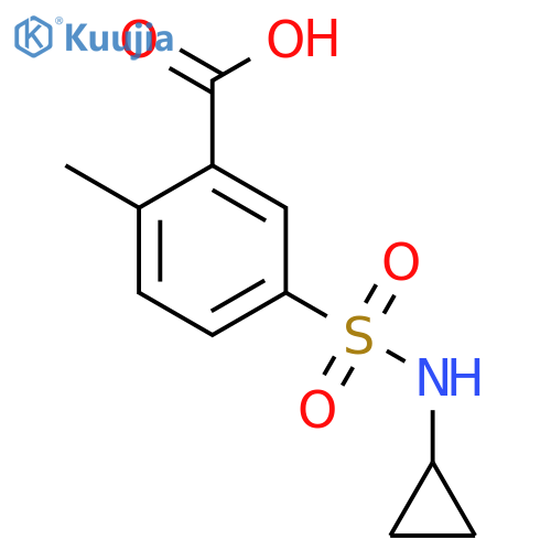5-(Cyclopropylsulfamoyl)-2-Methylbenzoic Acid structure