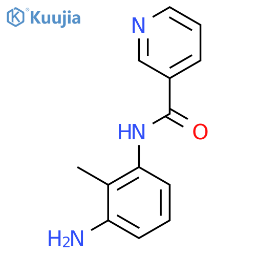 N-(3-Amino-2-methylphenyl)nicotinamide structure