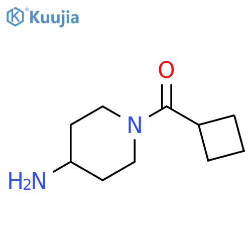 1-cyclobutanecarbonylpiperidin-4-amine structure