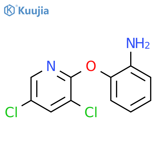 2-[(3,5-dichloropyridin-2-yl)oxy]aniline structure
