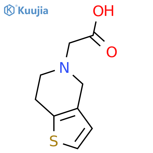 2-{4H,5H,6H,7H-thieno[3,2-c]pyridin-5-yl}acetic acid structure