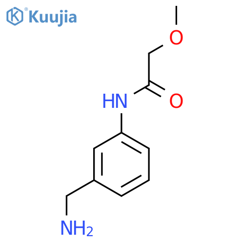 N-3-(aminomethyl)phenyl-2-methoxyacetamide structure