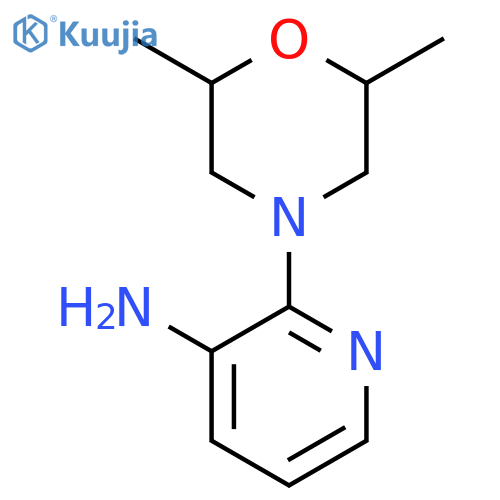 2-(2,6-Dimethylmorpholin-4-YL)pyridin-3-amine structure