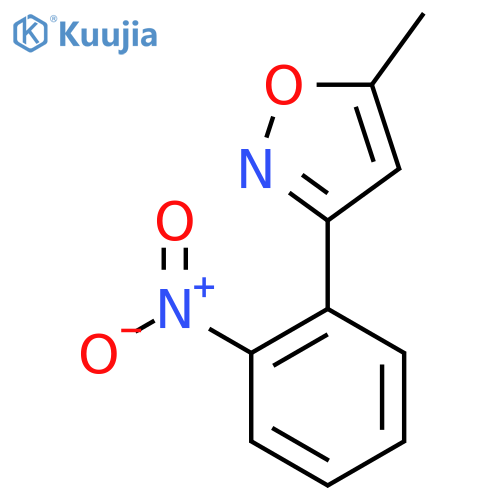 5-Methyl-3-(2-nitrophenyl)isoxazole structure