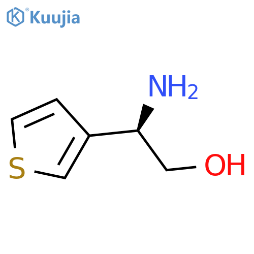 (2R)-2-amino-2-(thiophen-3-yl)ethan-1-ol structure