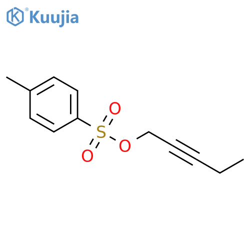 pent-2-yn-1-yl 4-methylbenzene-1-sulfonate structure