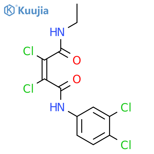 2-Butenediamide, 2,3-dichloro-N-(3,4-dichlorophenyl)-N'-ethyl-, (Z)- structure