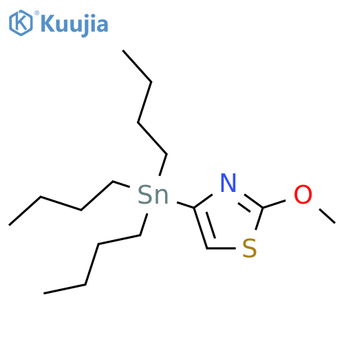 2-Methoxy-4-(tributylstannyl)thiazole structure