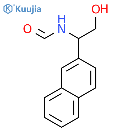 Formamide, N-[(1R)-2-hydroxy-1-(2-naphthalenyl)ethyl]- structure