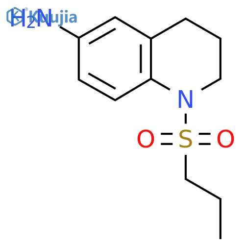 1-(propane-1-sulfonyl)-1,2,3,4-tetrahydroquinolin-6-amine structure