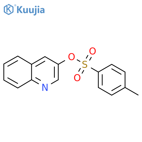 Toluene-4-sulfonic acid quinolin-3-yl ester structure