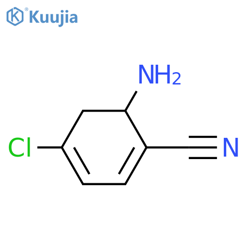 1,3-Cyclohexadiene-1-carbonitrile, 6-amino-4-chloro- structure