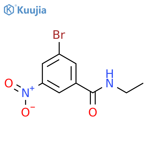 N-Ethyl 3-bromo-5-nitrobenzamide structure