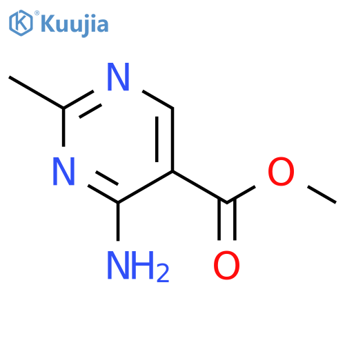 methyl 4-amino-2-methylpyrimidine-5-carboxylate structure