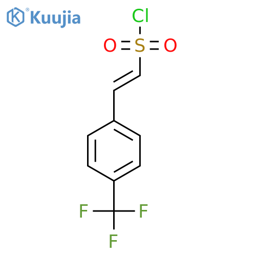 2-(4-Trifluoromethyl phenyl)-ethenesulfonyl chloride structure