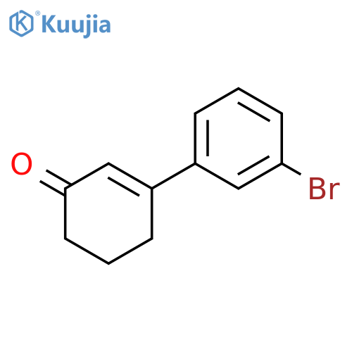 2-Cyclohexen-1-one, 3-(3-bromophenyl)- structure