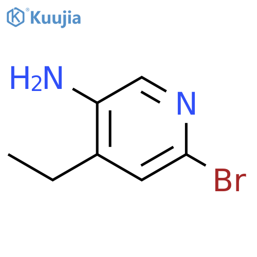 6-Bromo-4-ethylpyridin-3-amine structure