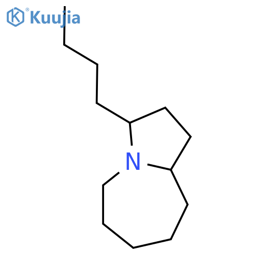 3-Butyloctahydro-1H-pyrrolo[1,2-a]azepine; (3R,9aR)-form structure