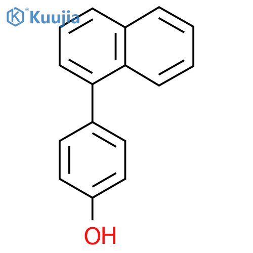 1-(4-Hydroxyphenyl)naphthalene structure