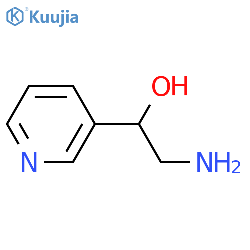 2-amino-1-(pyridin-3-yl)ethan-1-ol structure