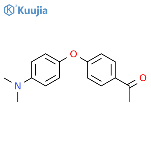 Ethanone,1-[4-[4-(dimethylamino)phenoxy]phenyl]- structure